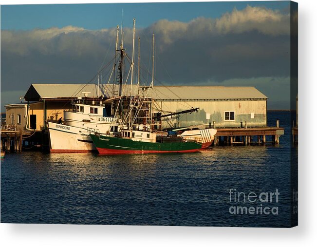 Port Angles Acrylic Print featuring the photograph Ready For The Day by Adam Jewell