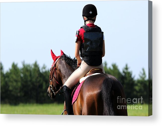 Horse Acrylic Print featuring the photograph Ready to Go by Janice Byer