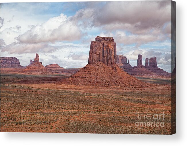  Acrylic Print featuring the photograph Red Valley by Jim Garrison