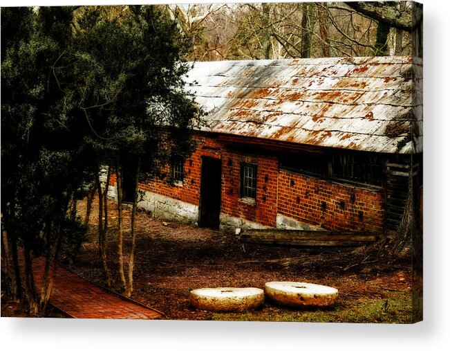 Blountville Acrylic Print featuring the photograph Remnants of a life long ago by Denise Beverly
