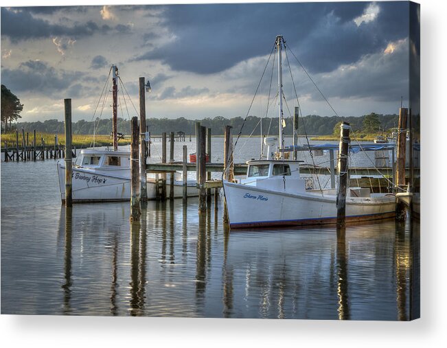  Acrylic Print featuring the photograph Rescue Fishing Boats by T Cairns