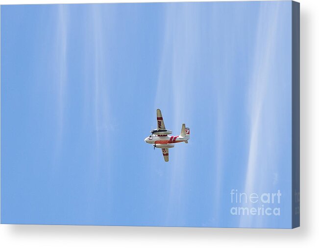 Fire Acrylic Print featuring the photograph Returning To Base by Daniel Ryan
