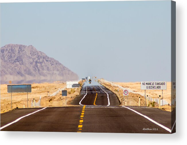 Mexico Acrylic Print featuring the photograph Ribbon of Asphalt by Dick Botkin