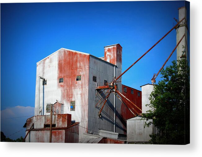 Rice Mill Acrylic Print featuring the photograph Rice Mill III by Beth Vincent