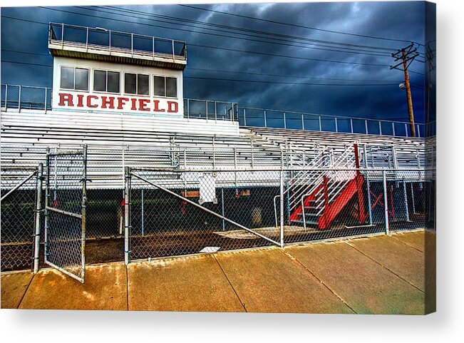 Sports Acrylic Print featuring the photograph Richfield High School by Amanda Stadther