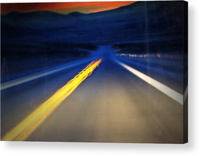 Road Acrylic Print featuring the photograph Right Foot Punctuality by Mark Ross