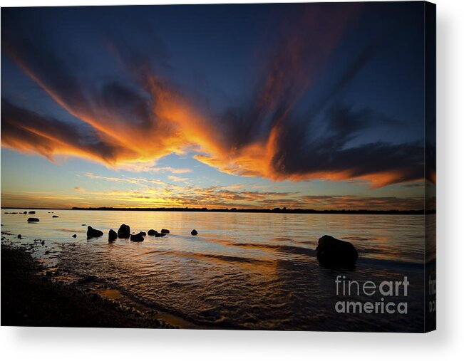 Ryan Smith Acrylic Print featuring the photograph Ripples In Time by Ryan Smith