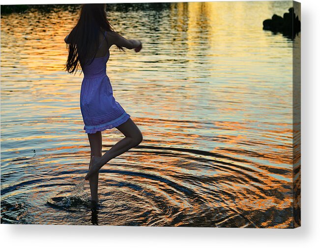 Dance Acrylic Print featuring the photograph Riverdance by Laura Fasulo