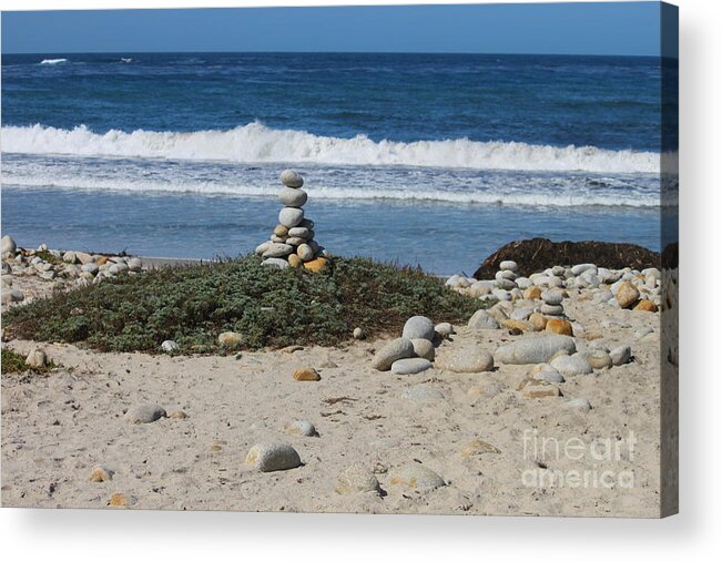 Rock Sculpture Acrylic Print featuring the photograph Rock Sculpture 2 by Bev Conover