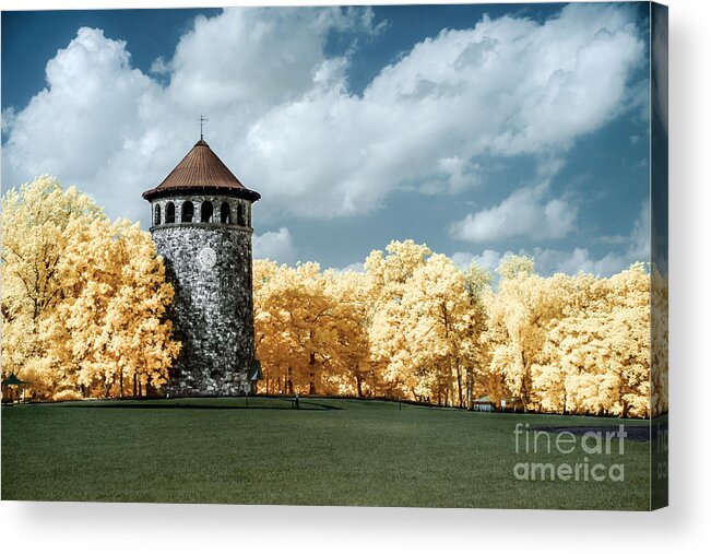 Rockford Acrylic Print featuring the photograph Rockford Tower by Stacey Granger