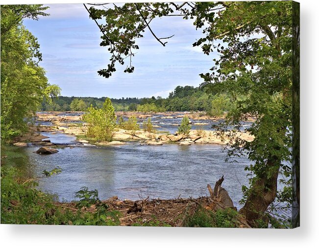 8701 Acrylic Print featuring the photograph Rocks in the River by Gordon Elwell