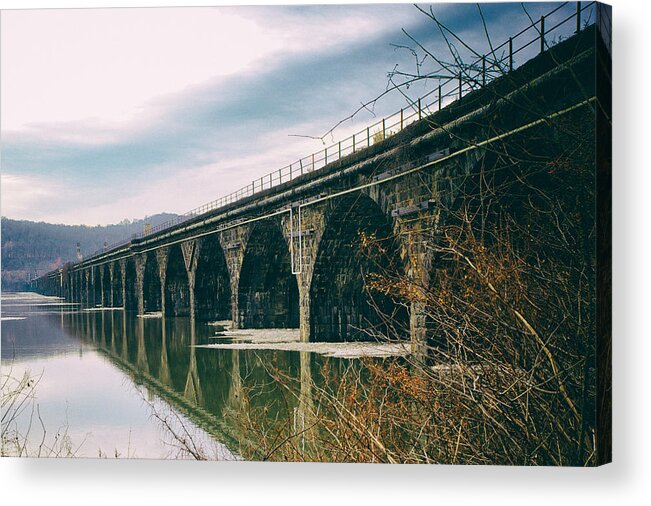 Rockville Bridge Acrylic Print featuring the photograph Rockville Bridge by John Daly