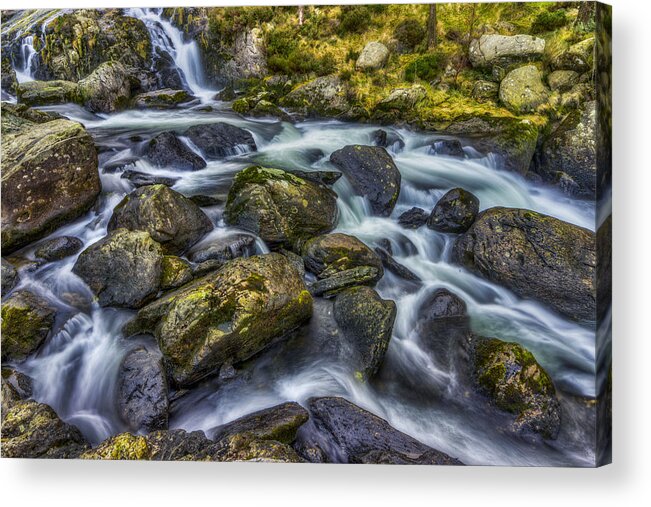 Stream Acrylic Print featuring the photograph Rocky Ice Water by Ian Mitchell