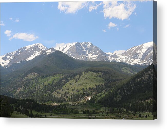 Rocky Acrylic Print featuring the photograph Rocky Mountain National Park - 3 by Christy Pooschke