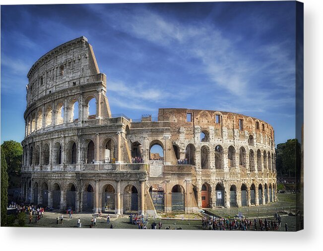 Joan Carroll Acrylic Print featuring the photograph Roman Icon by Joan Carroll