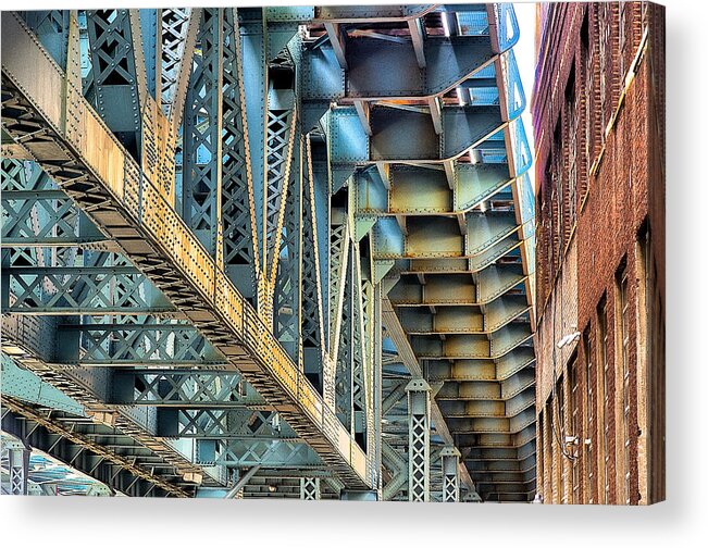 Bridge Acrylic Print featuring the photograph Rooms with a View by Scott Wyatt