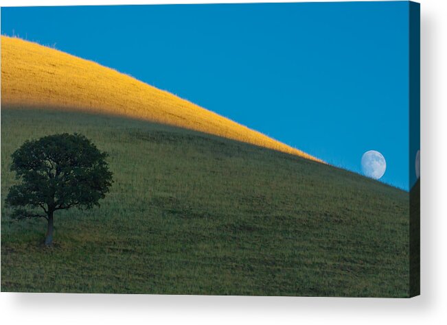 Landscape Acrylic Print featuring the photograph Round Valley Moonrise by Marc Crumpler