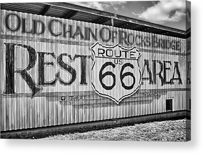 Route 66 Acrylic Print featuring the photograph Route 66 by Steven Michael