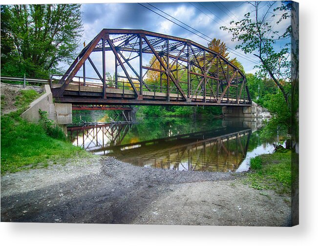 Bridges Acrylic Print featuring the photograph Rt 106 Bridge by Guy Whiteley