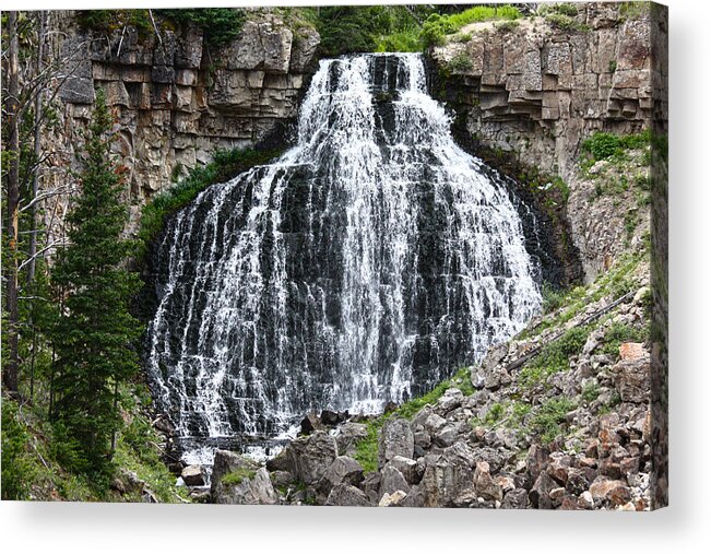 Rustic Falls Acrylic Print featuring the photograph Rustic Falls by Shane Bechler