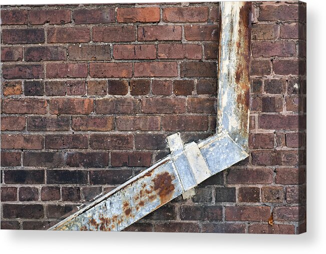 Crusty Acrylic Print featuring the photograph Rusty Elbow by Patrick Lynch