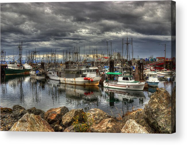 Marina Acrylic Print featuring the photograph Safe Haven by Randy Hall