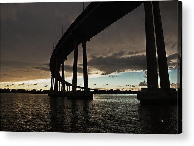 Bridge Acrylic Print featuring the photograph San Diego Bay Bridge by Russ Harris