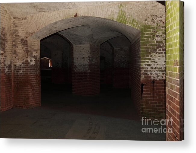 San Francisco Acrylic Print featuring the photograph San Francisco Fort Point 5D21548 by Wingsdomain Art and Photography