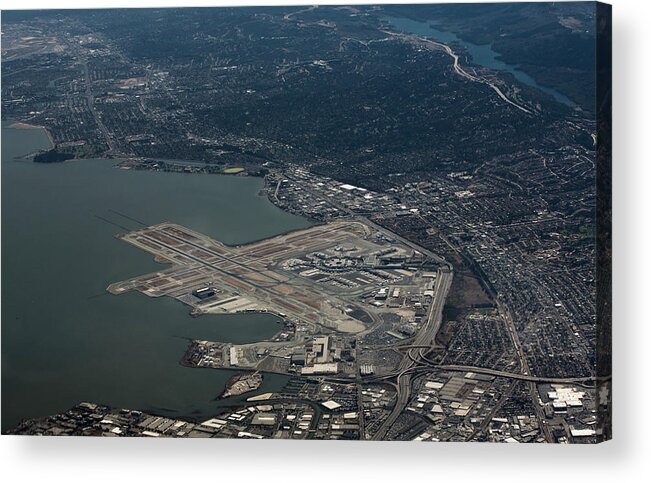 Sfo Acrylic Print featuring the photograph San Francisco International Airport by John Daly