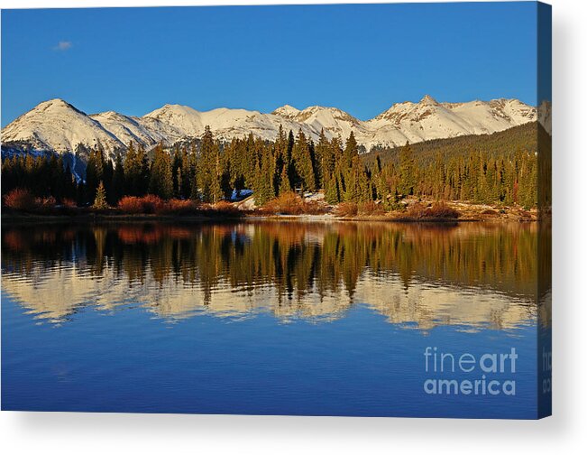 Molas Lake Acrylic Print featuring the photograph San Juan Reflections by Kelly Black