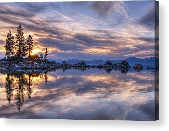 Landscape Acrylic Print featuring the photograph Sand Harbor by Maria Coulson