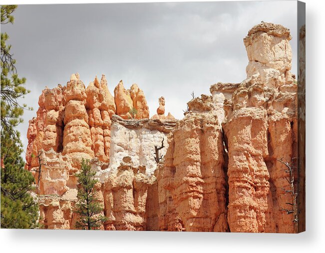 Scenics Acrylic Print featuring the photograph Sandstone Hoodoos Near Bryce Canyon by Arturbo