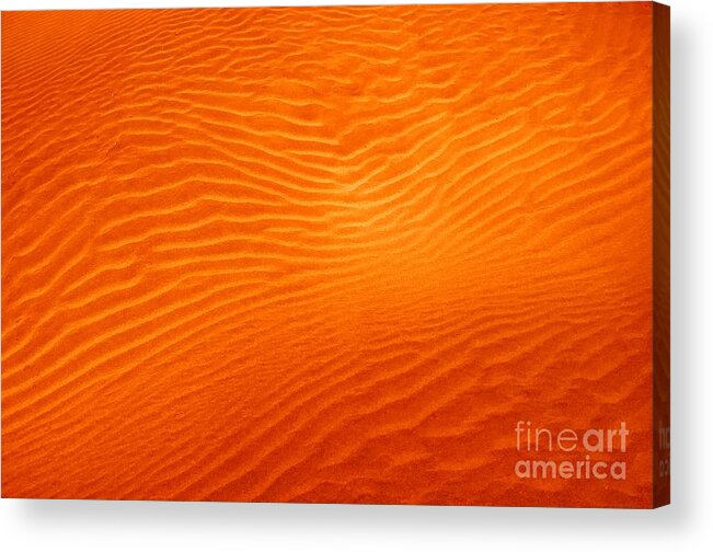 Sand Acrylic Print featuring the photograph Sandy Sunset by Phillip Garcia