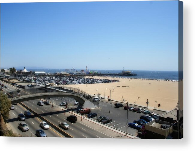 California Acrylic Print featuring the photograph Santa Monica by Doc Braham