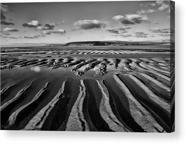 Saunton Sands Acrylic Print featuring the photograph Saunton Sands Devon by Pete Hemington