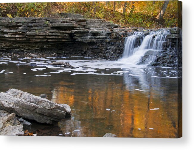 Autumn Acrylic Print featuring the photograph Sawmill Creek 3 by Larry Bohlin