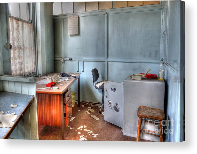 Abandoned Acrylic Print featuring the photograph Scene Of The Crime by David Birchall