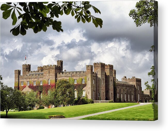 Scone Acrylic Print featuring the photograph Scone Palace in Scotland by Jason Politte