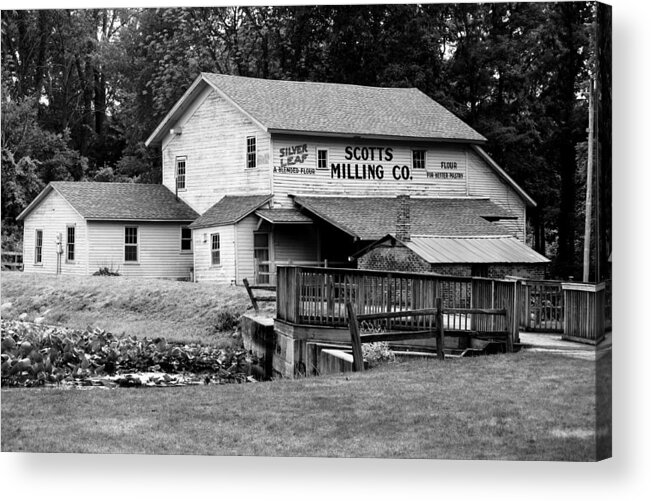 Scotts Mill Acrylic Print featuring the photograph Scotts Mill by Penny Hunt