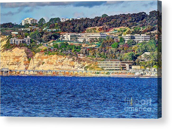 Scripps Acrylic Print featuring the photograph Scripps Institute of Oceanography by Jim Carrell