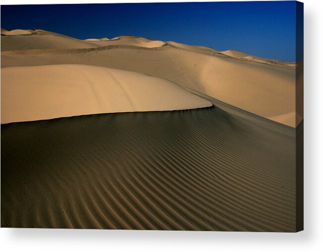 Landscape Acrylic Print featuring the photograph Sculpted Dunes 2 by Scott Cunningham