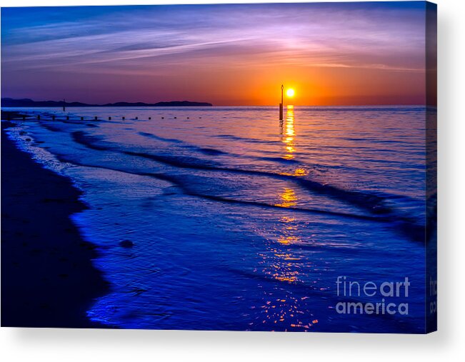 Bay Acrylic Print featuring the photograph Seascape by Adrian Evans