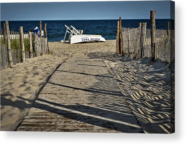 Jersey Shore Acrylic Print featuring the photograph Seaside Park New Jersey Shore by Susan Candelario