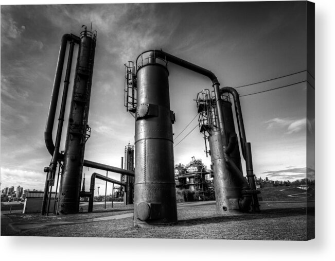 2012 Acrylic Print featuring the photograph Seattle Light Company by Puget Exposure