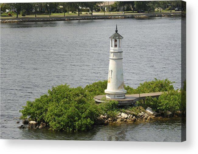 Seddon Light Acrylic Print featuring the photograph Seddon Light in Tampa by Bradford Martin