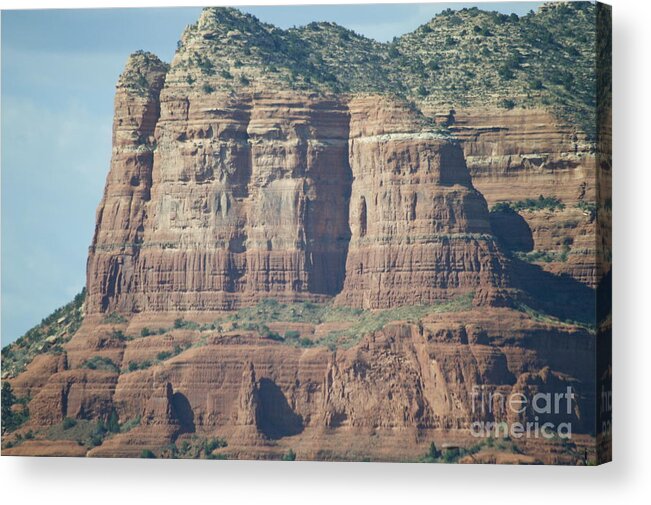 Sedona Acrylic Print featuring the photograph Court House Butte by Pamela Walrath