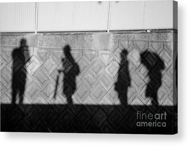 Photographer Acrylic Print featuring the photograph Self Portrait with Muses by Dean Harte