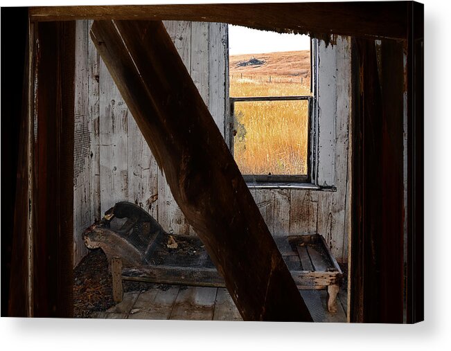 Abandoned Buildings Acrylic Print featuring the photograph Shadows of the Past by Ed Hall