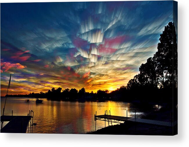 Landscape Acrylic Print featuring the photograph Shattered Rainbow by Matt Molloy