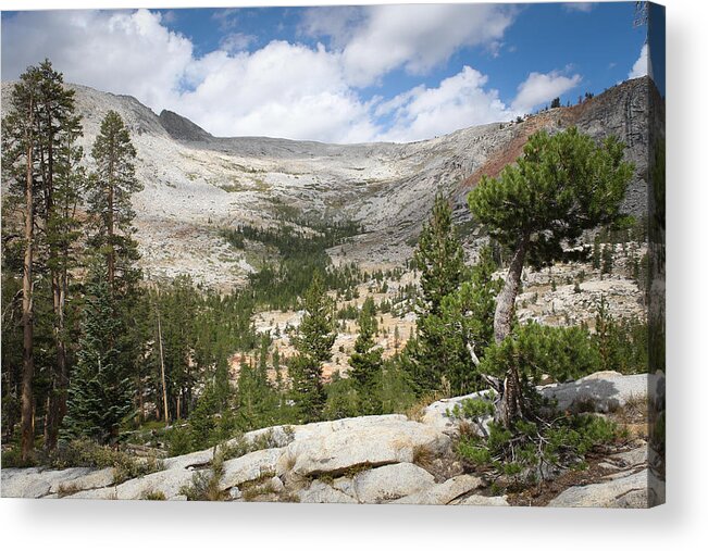 Sierra Mountains Acrylic Print featuring the photograph Sierra Rocks by Diane Bohna